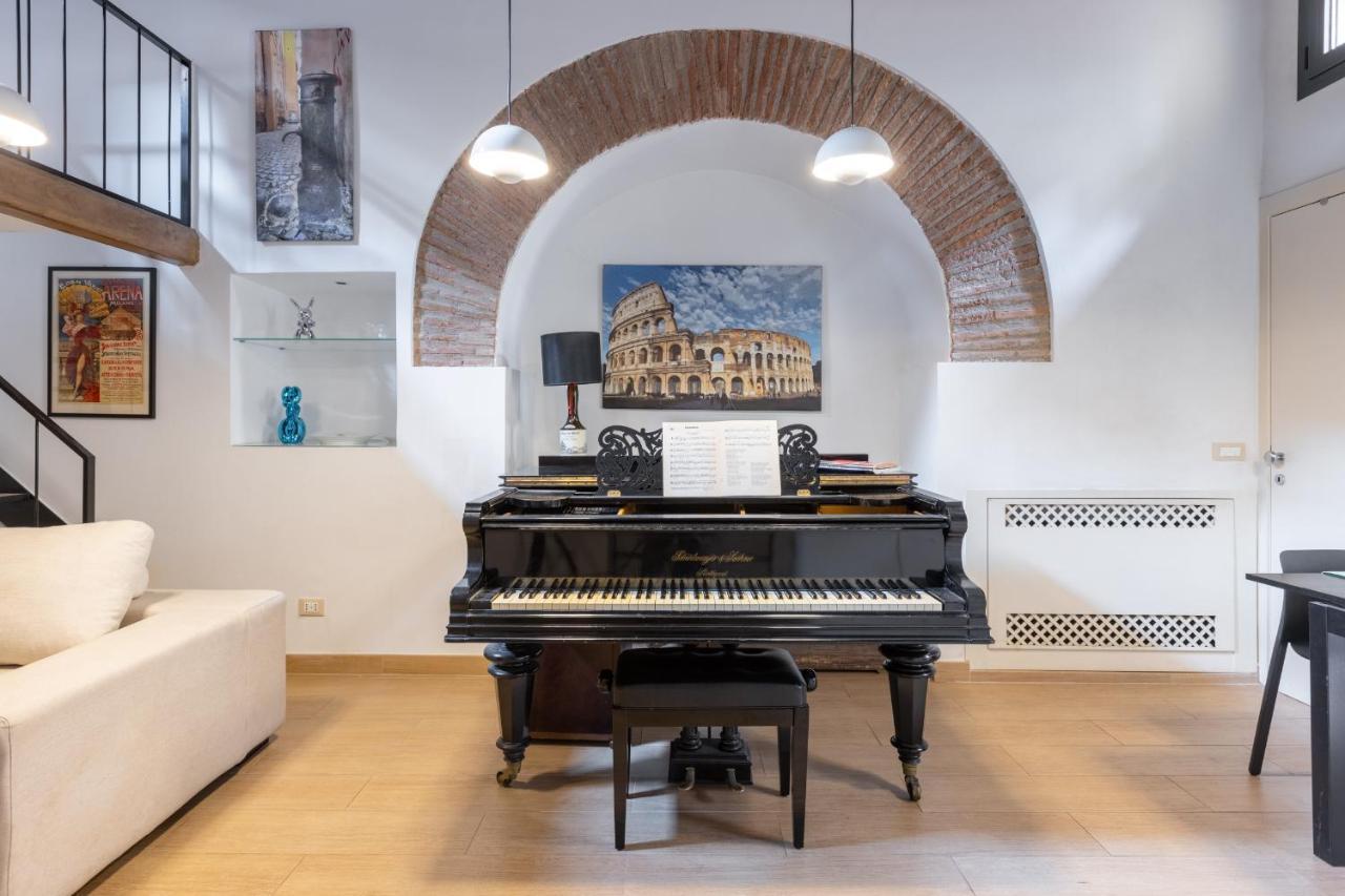 Musician Apartment Colosseo With Piano Roma Exterior foto